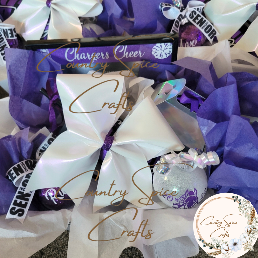 Topeka West Cheer Senior Autograph Bow