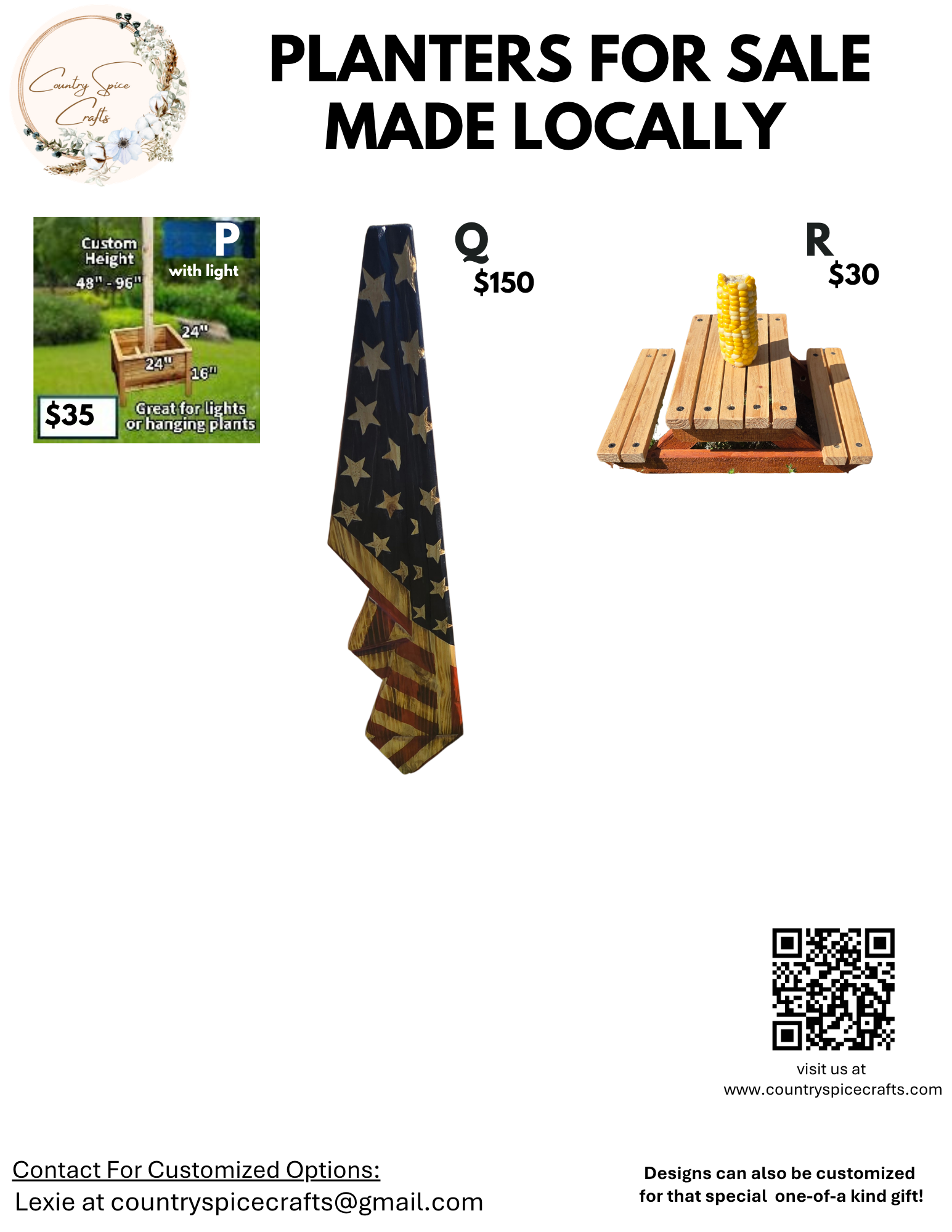 Cedar Plant Stand