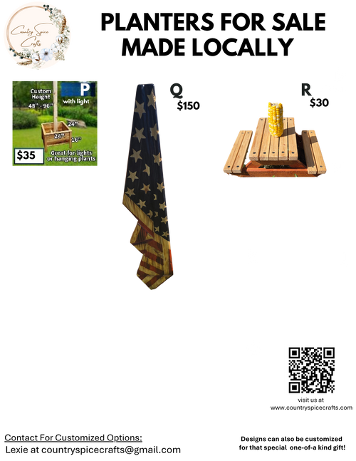Cedar Plant Stand