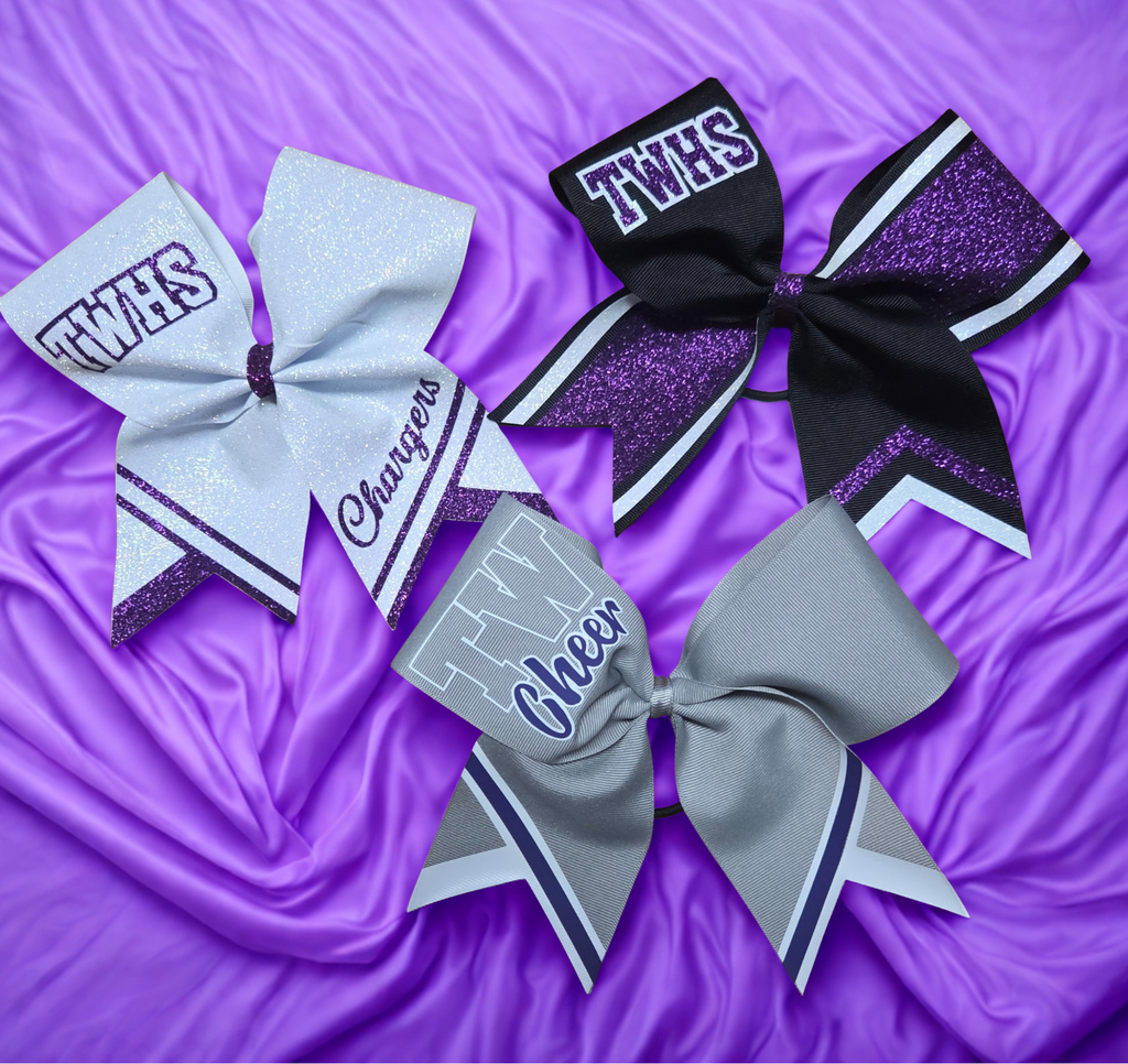 Customize school name, mascot, cheerleader and year.