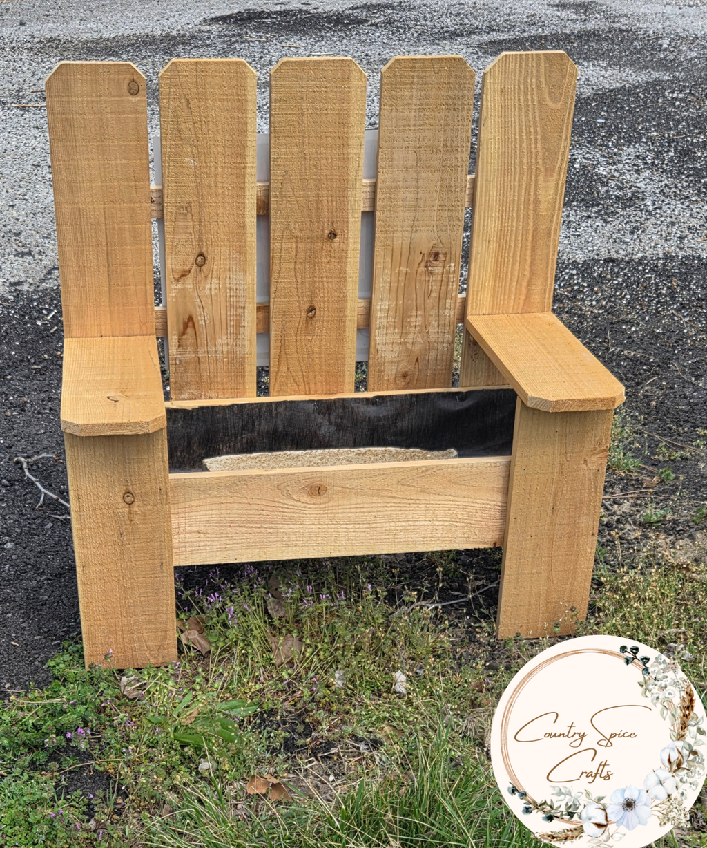 Planter Box E - Cedar Bench Planter